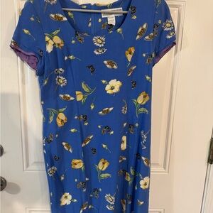 Jessica Howard Vintage Blue Floral Dress